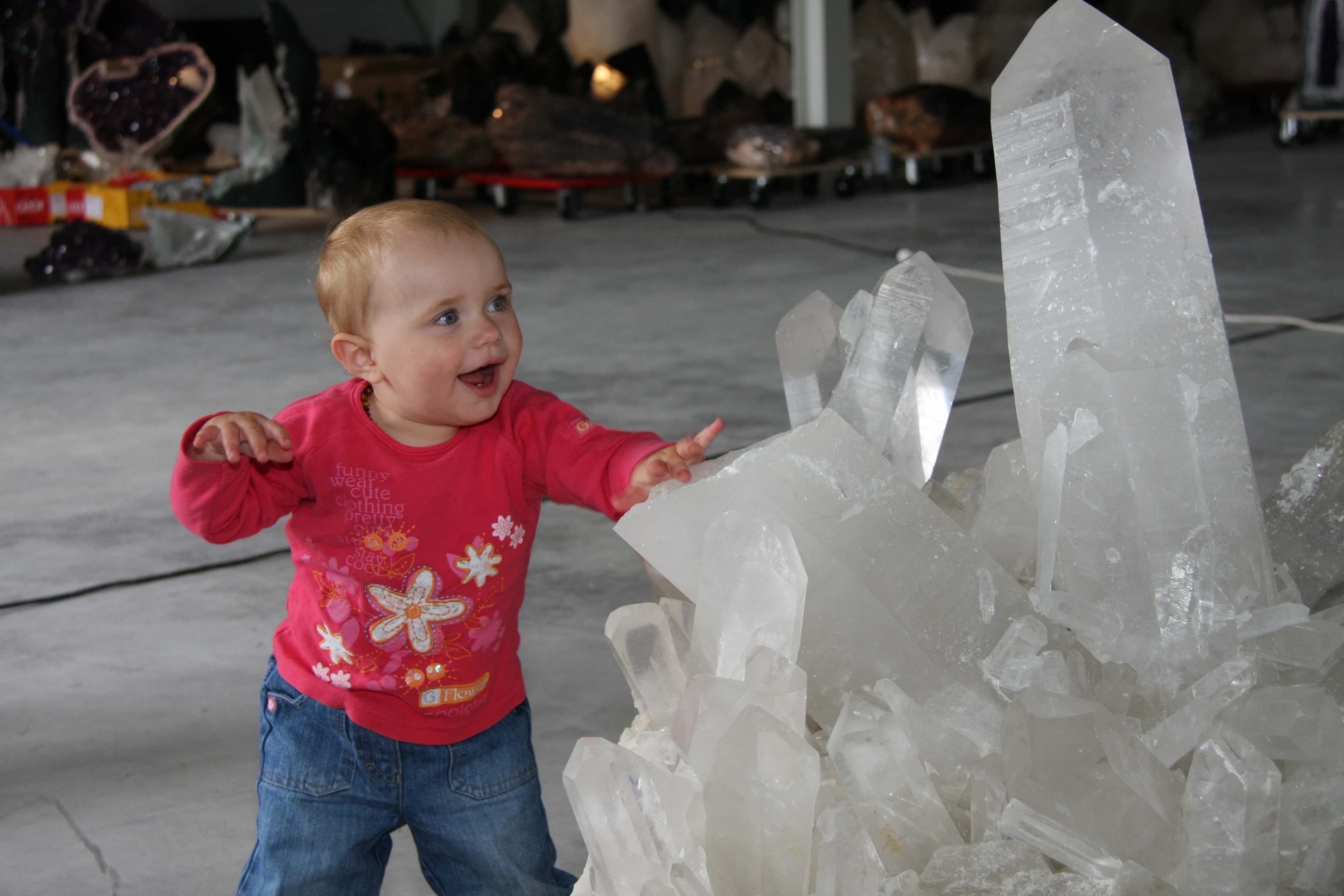 Kristalle und Mineralien aus dem Museum